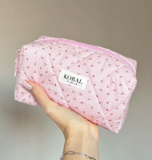 Kosmetyczka-kuferek – "Cherry Pink"