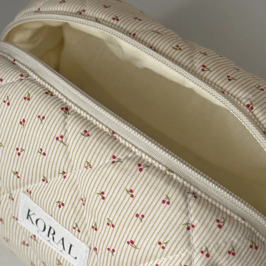 Kosmetyczka-kuferek – "Cherry Yellow"