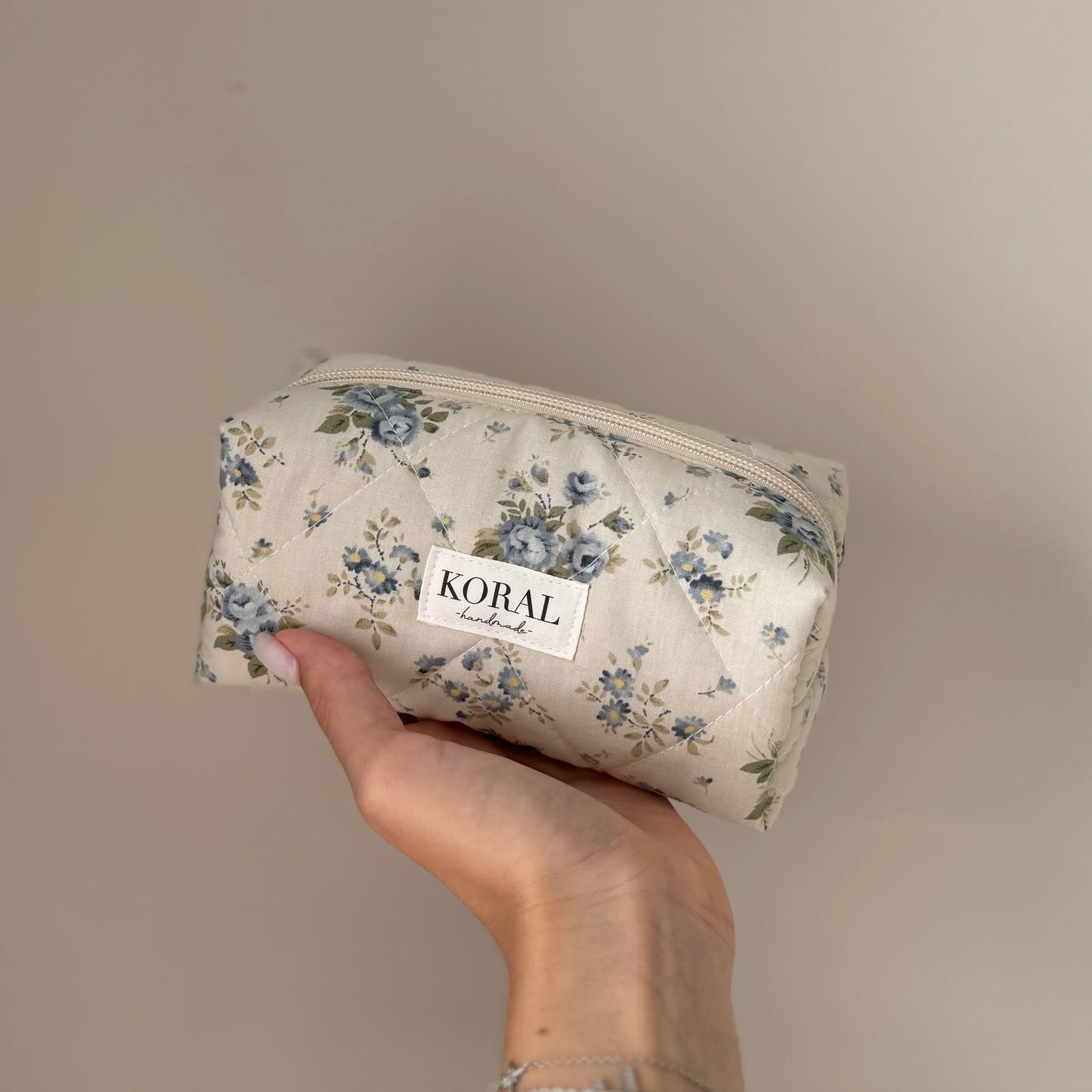 Kosmetyczka-kuferek – "Blue Vintage"