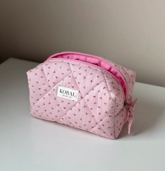 Kosmetyczka-kuferek – "Cherry Pink"