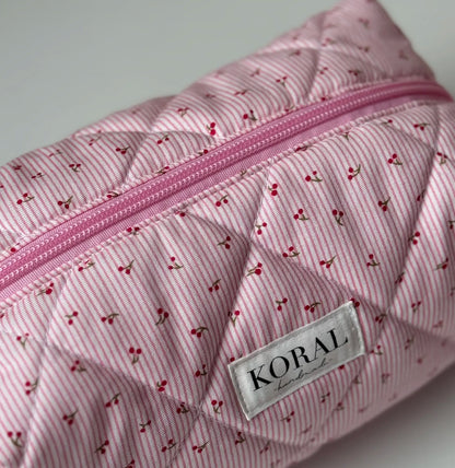 Kosmetyczka-kuferek – "Cherry Pink"