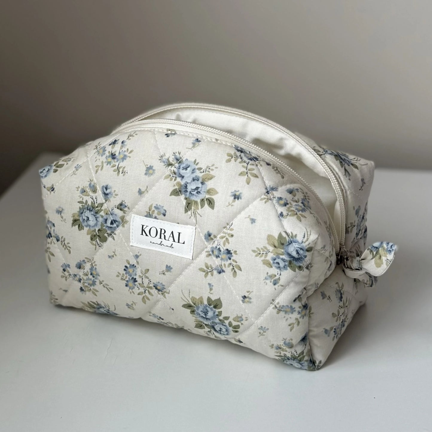 Kosmetyczka-kuferek – "Blue Vintage"
