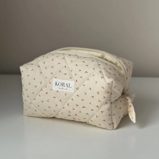 Kosmetyczka-kuferek – "Cherry Yellow"