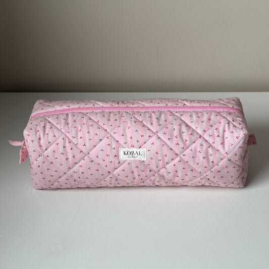 Kosmetyczka/pokrowiec na Dyson - "Pink Cherry"