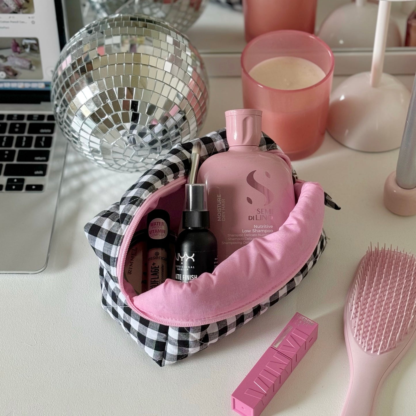 Kosmetyczka-kuferek - "Black"