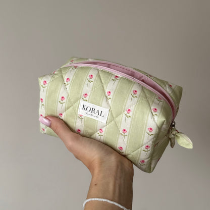 Kosmetyczka-kuferek - "Soft Green"